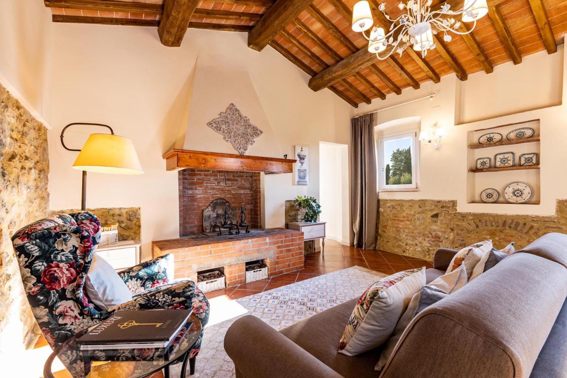 Gorgeous Villa Peccioli, With Private Pool, Ac, Wifi Legoli 外观 照片